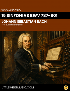 Johann Sebastian Bach - 15 Sinfonias BWV 787-801 (Woodwind Trio)