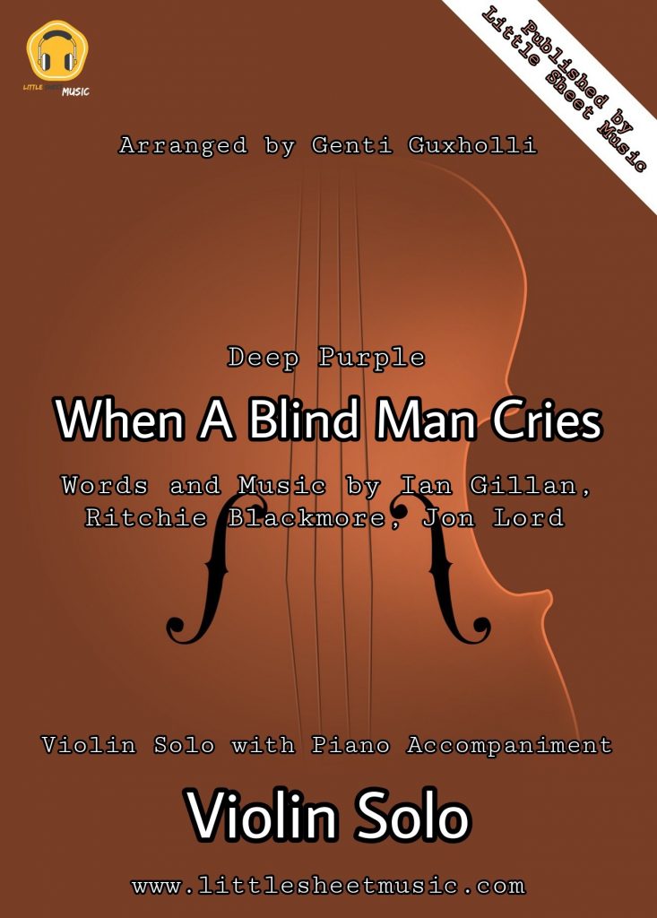 Deep Purple – When A Blind Man Cries (Violin Solo) – Littlesheetmusic