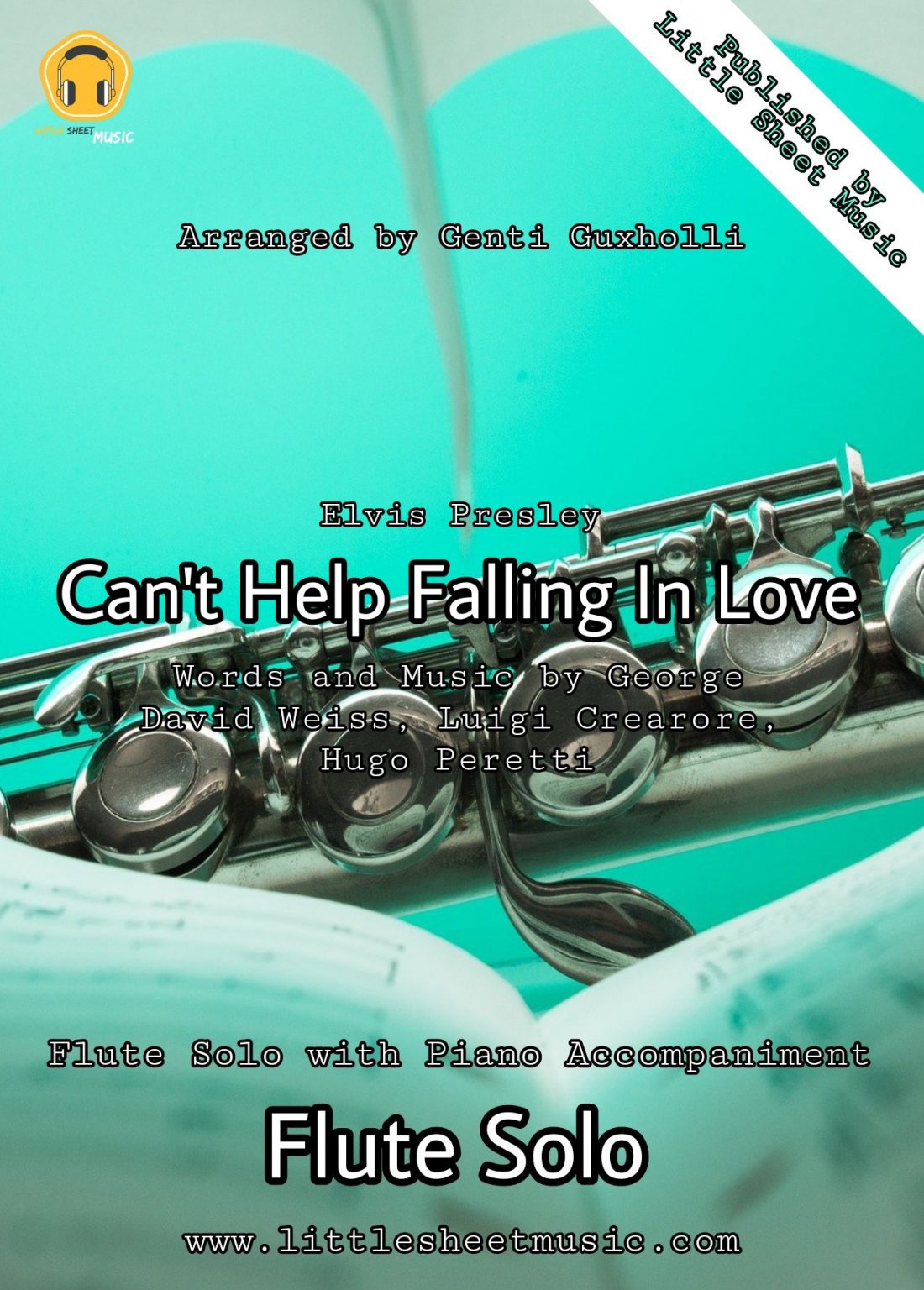 Elvis Presley Can’t Help Falling In Love (Flute Solo) Littlesheetmusic