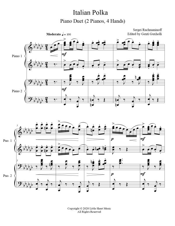 Sergei Rachmaninoff - Italian Polka - Image 2