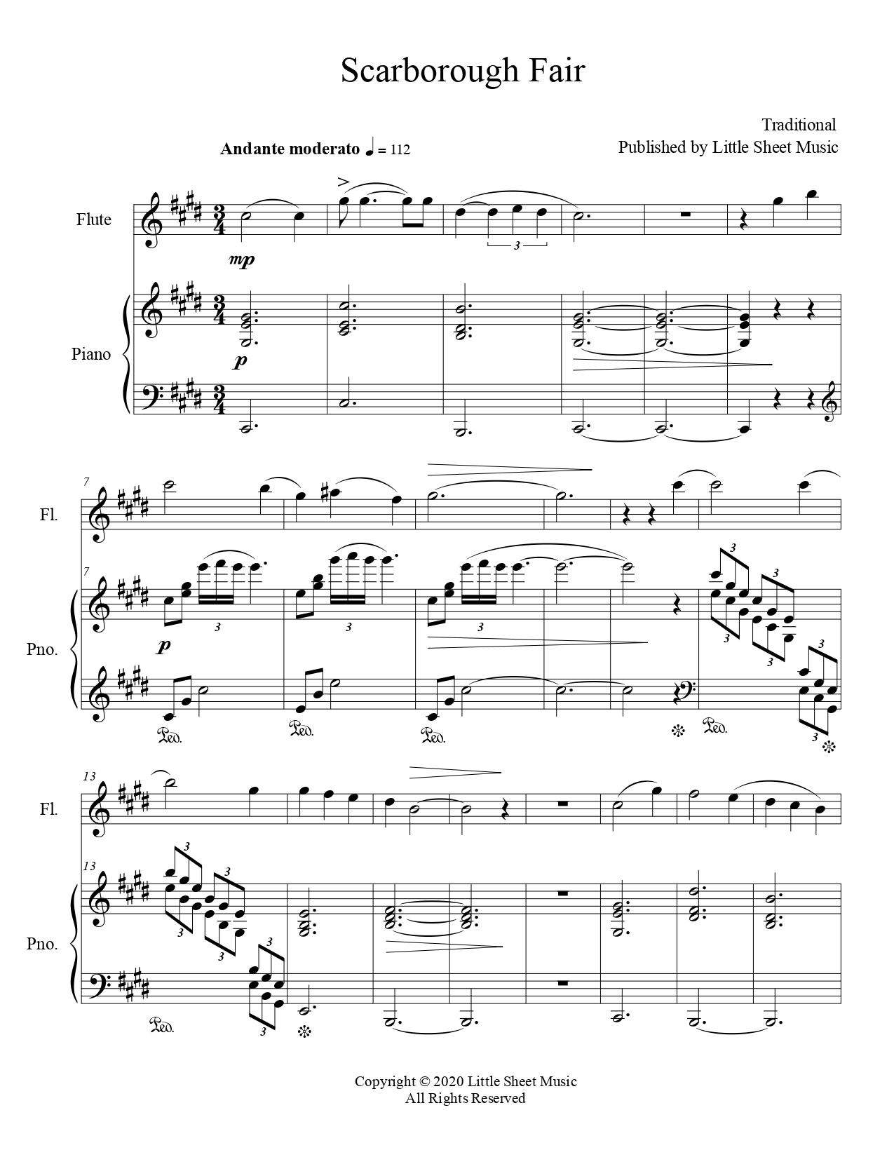 Scarborough Fair Sheet music for Violin (Solo)