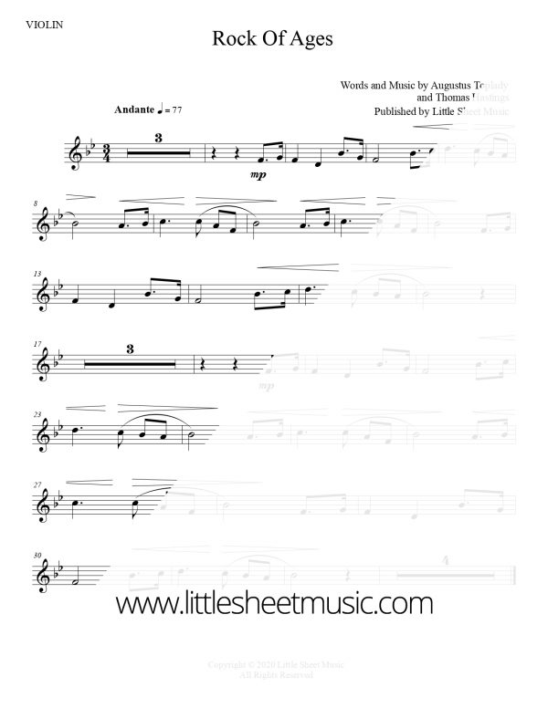 Rock Of Ages (Violin Solo) - Image 3