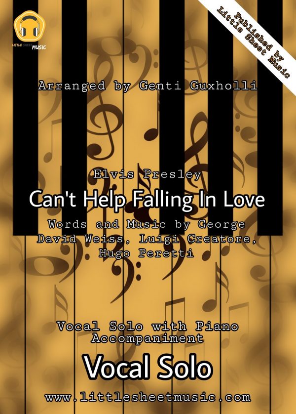 Elvis Presley - Can't Help Falling In Love (Piano & Vocal)