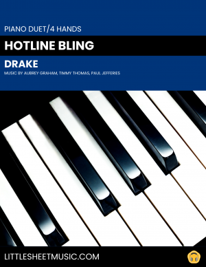 Drake - Hotline Bling (Piano Duet/4 Hands)