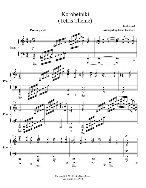 Korobeiniki (Tetris Theme) (Piano Solo) - Image 2