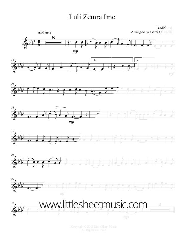 Luli Zemra Ime (Flute Solo) - Image 3