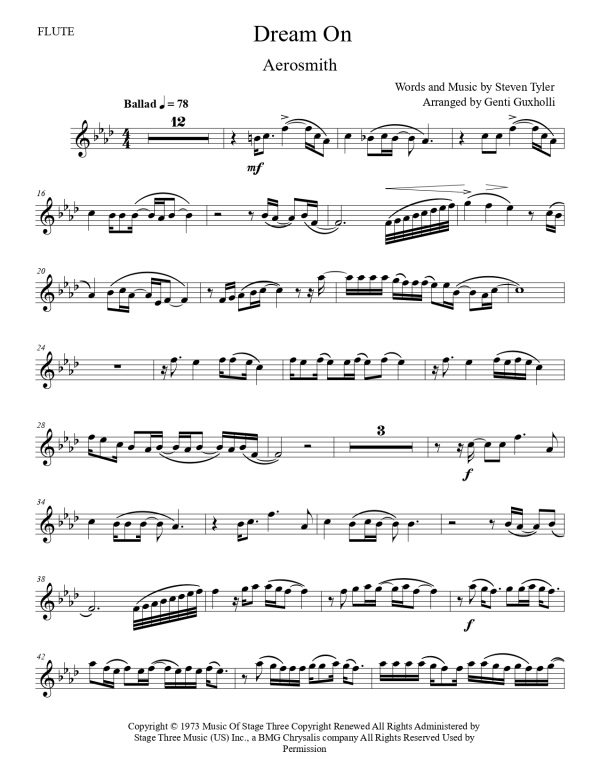 Aerosmith - Dream On (Flute Solo) - Image 3