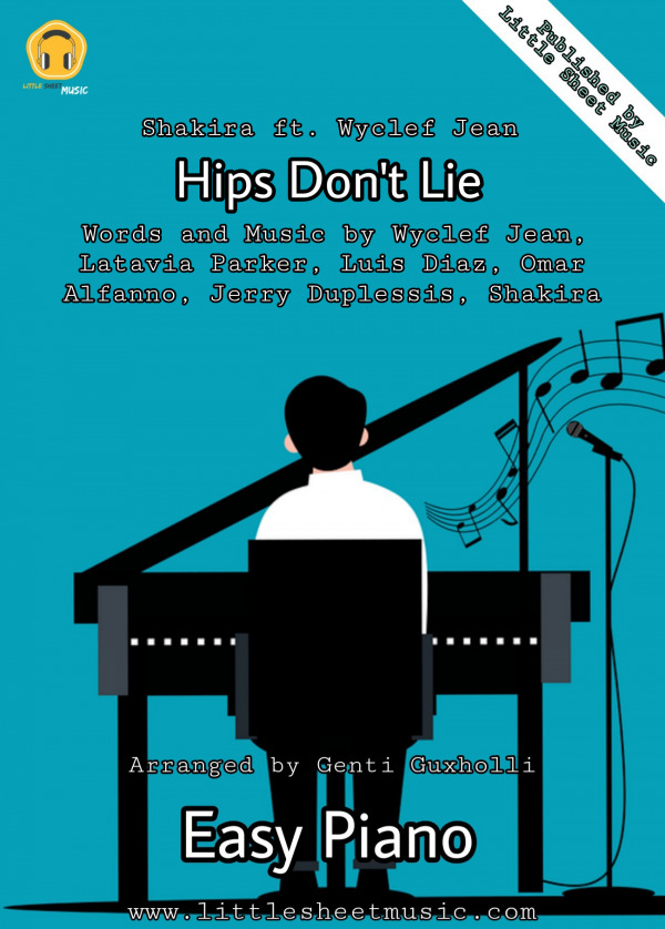 Shakira ft. Wyclef Jean - Hips Don't Lie (Easy Piano)