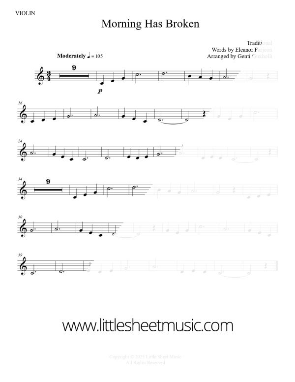 Morning Has Broken (Violin Solo) - Image 3