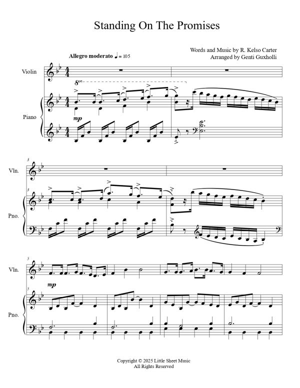 Standing On The Promises (Violin Solo) - Image 2
