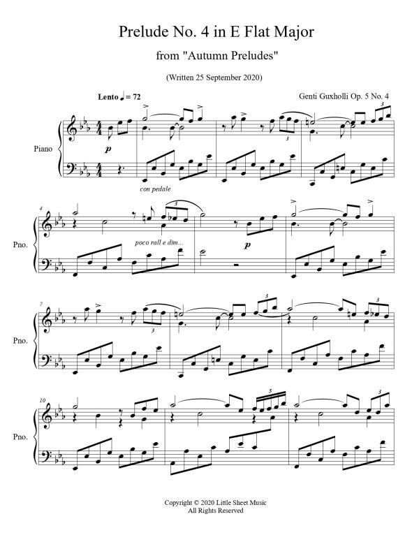 Autumn Preludes Op. 5 - Image 6