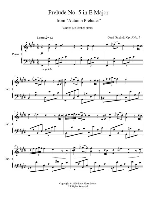 Autumn Preludes Op. 5 - Image 7