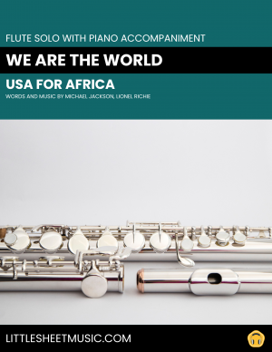 USA for Africa - We Are The World (Flute Solo)