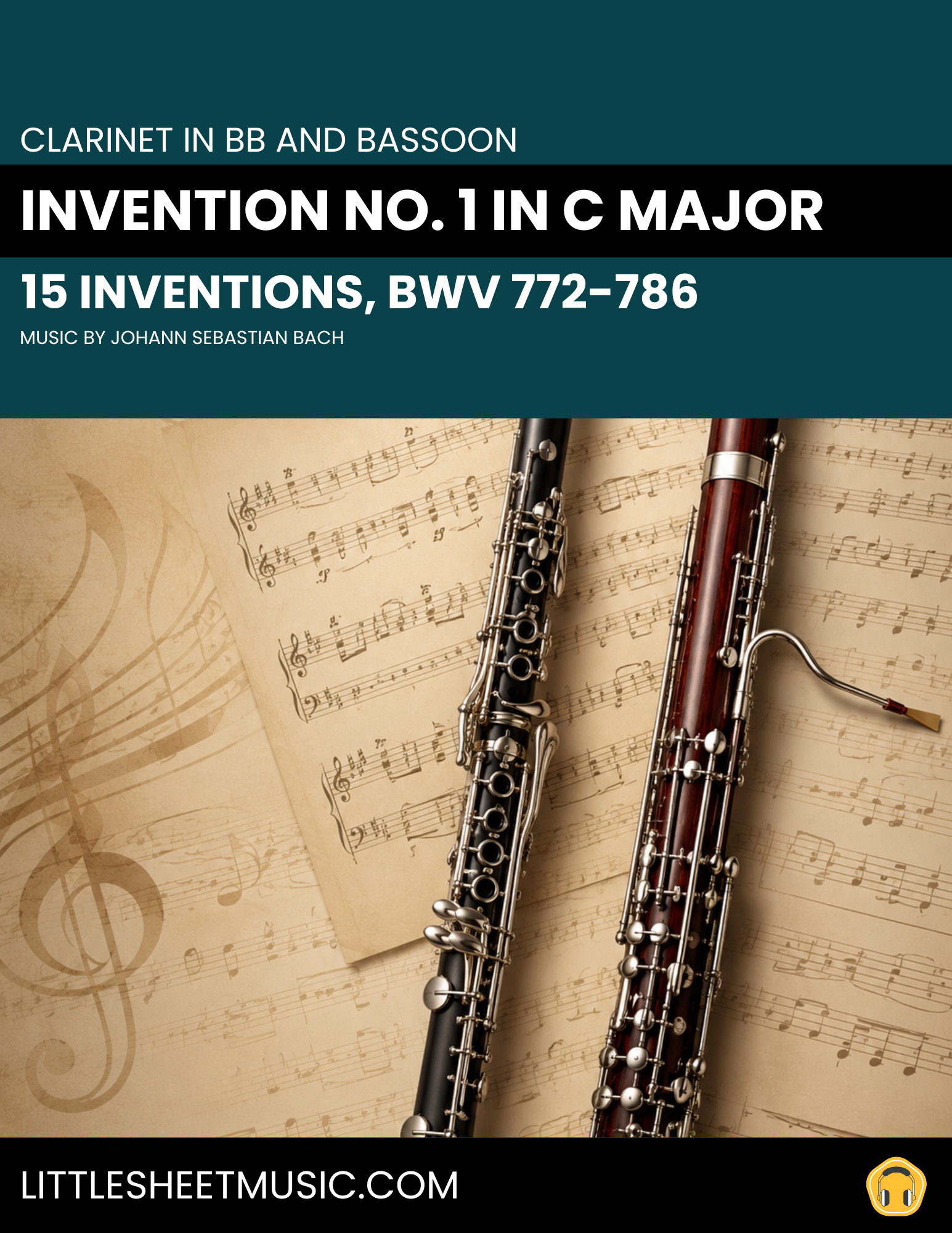 Johann Sebastian Bach - Invention No. 1, BWV 772 (Woodwind Duet)